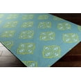 thumbnail image 1 of Hauteloom Poestenkill Wool Living Room, Bedroom Area Rug - Contemporary - Teal, Green, Ice Blue - 2' x 3', 1 of 6