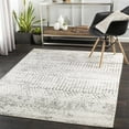 thumbnail image 1 of Hauteloom Priston Living Room, Bedroom Area Rug - Bohemian, Transitional - Charcoal, Medium Gray, Black - 5' x 7', 1 of 7