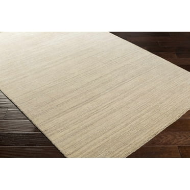 Hauteloom Proctor Wool Living Room, Bedroom Area Rug - Contemporary - Beige, Dark Brown, Gray - 2' x 3'