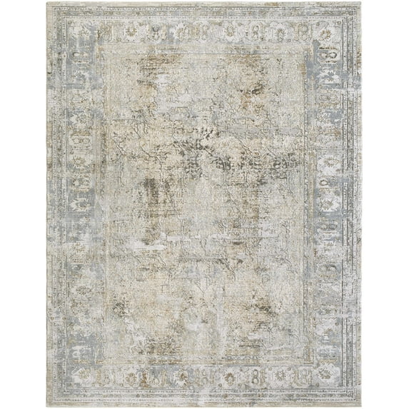 Hauteloom Pryce Living Room, Bedroom Area Rug - Farmhouse - 5'3" Round
