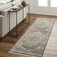 thumbnail image 1 of Hauteloom Rada Hallway, Kitchen Runner Rug - Green, Black, Purple - 2'7" x 9', 1 of 7