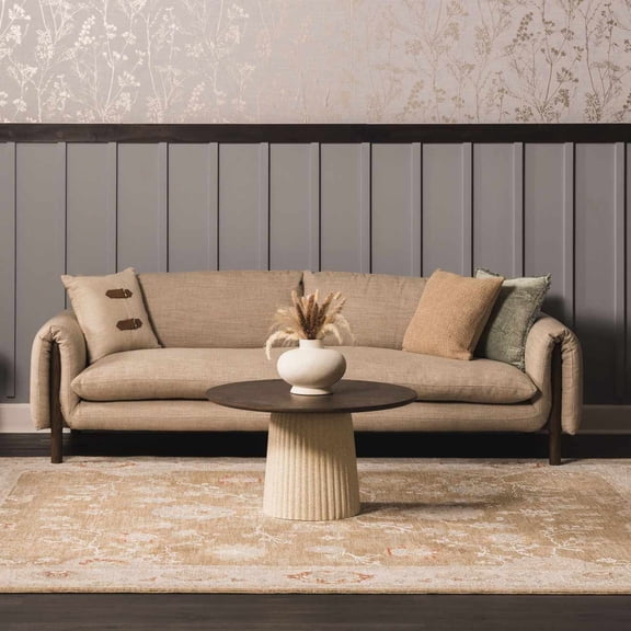 Hauteloom Rangeville Living Room, Bedroom Area Rug - Traditional - Dark Red, Beige, Cream - 5' x 7'5"