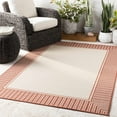 thumbnail image 1 of Hauteloom Redby Living Room, Bedroom Patio Outdoor Area Rug - Traditional, Transitional - Rust, Beige - 3'7" x 5'7", 1 of 10