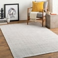 thumbnail image 1 of Hauteloom Riaz Recycled Material Living Room, Bedroom Area Rug - Traditional, Transitional - White, Gray, Medium Gray - 2' x 3', 1 of 8