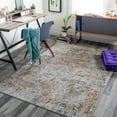 thumbnail image 1 of Hauteloom Rocklea Living Room, Bedroom Area Rug - Modern - Blue, Brown, Red - 2'7" x 4', 1 of 13