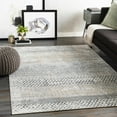 thumbnail image 1 of Hauteloom Rombauer Living Room, Bedroom Area Rug - Bohemian, Transitional - Light Gray, Charcoal, Gray - 6'9" x 9'6", 1 of 9