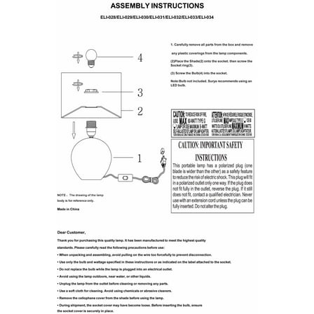 Hauteloom Salzkotten Table Lamp