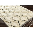 thumbnail image 1 of Hauteloom Sangerville Wool Living Room, Bedroom Area Rug - Bohemian, Transitional - Plush Pile - Cream, Black - 2' x 3', 1 of 10
