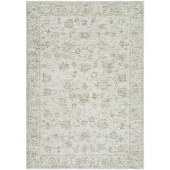 Hauteloom Sashi Living Room, Bedroom Area Rug - Farmhouse - 6'11" Round