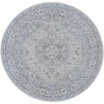thumbnail image 1 of Hauteloom Semaphore Living Room, Bedroom Area Rug - Traditional - Light Gray, Gray, Medium Gray - 5'3" Round, 1 of 20