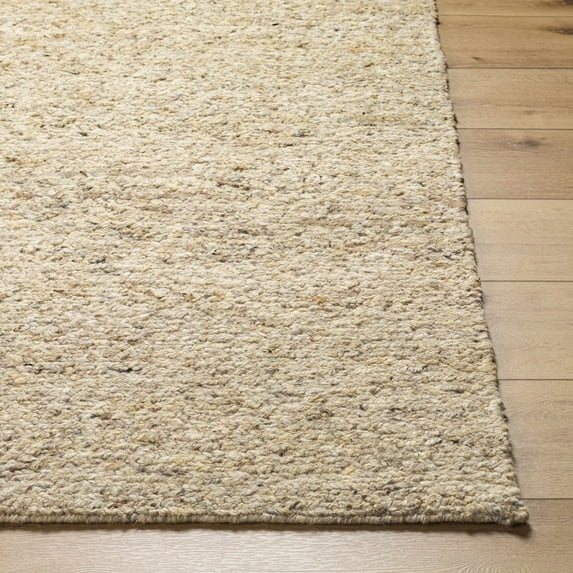 Hauteloom Sera Wool Living Room, Bedroom Area Rug - Brown, Gray - 2' x 3'