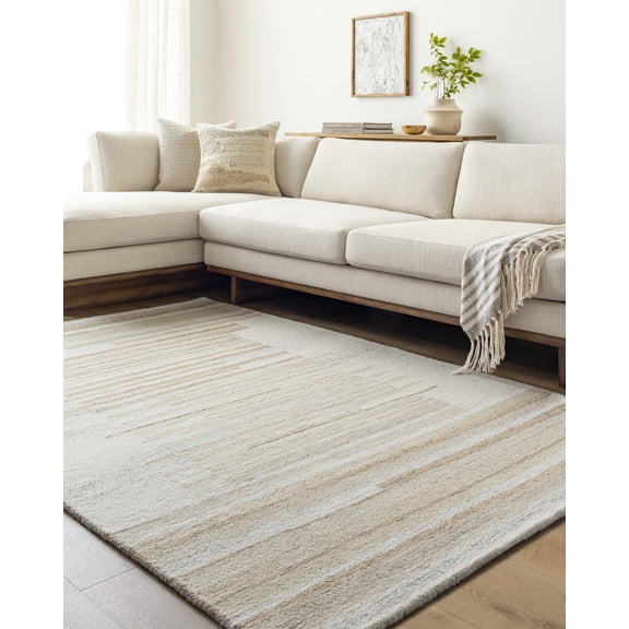 Hauteloom Seung Wool Living Room, Bedroom Area Rug - Farmhouse - 8'10" x 12'