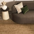 thumbnail image 1 of Hauteloom Shippagan Sea Grass Jute Rug - Natural Fiber Area Rug - Natural Farmhouse Look Carpet - Rattan Wicker Look Carpet - Brown, Light Beige, Cream - 10' Round, 1 of 14
