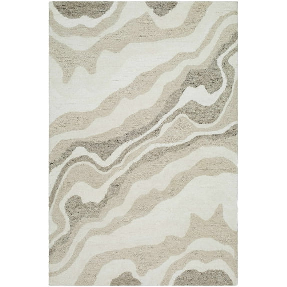 Hauteloom Siani Wool Living Room, Bedroom Area Rug - Farmhouse - 12' x 15'