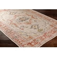 thumbnail image 1 of Hauteloom Side Recycled Material Living Room, Bedroom Patio Outdoor Area Rug - Traditional - Brick Red, Dark Red, Charcoal - 2' x 3', 1 of 11