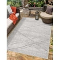 thumbnail image 1 of Hauteloom Siesta Outdoor Rug - Outside Porch Patio Area Rug Carpet - Waterproof Rug - Farmhouse - Grey - 5' x 7', 1 of 17