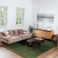 thumbnail image 1 of Hauteloom Sixto Wool Living Room, Bedroom Area Rug - Contemporary - Green, Light Slate - 18" x 18" Sample, 1 of 5