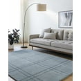thumbnail image 1 of Hauteloom Sixto Wool Living Room, Bedroom Area Rug - Contemporary - Sage - 18" x 18" Sample, 1 of 6
