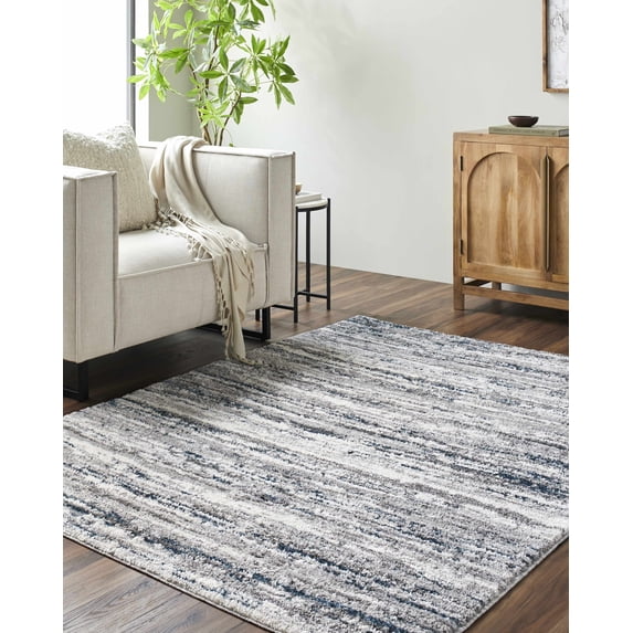 Hauteloom Skule Living Room, Bedroom Area Rug - Farmhouse - High Pile - 7'10" x 10'