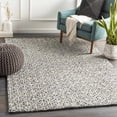 thumbnail image 1 of Hauteloom Sligo Wool Living Room, Bedroom Area Rug - Traditional - High Pile - Charcoal, Beige, Blue - 8' x 10', 1 of 6