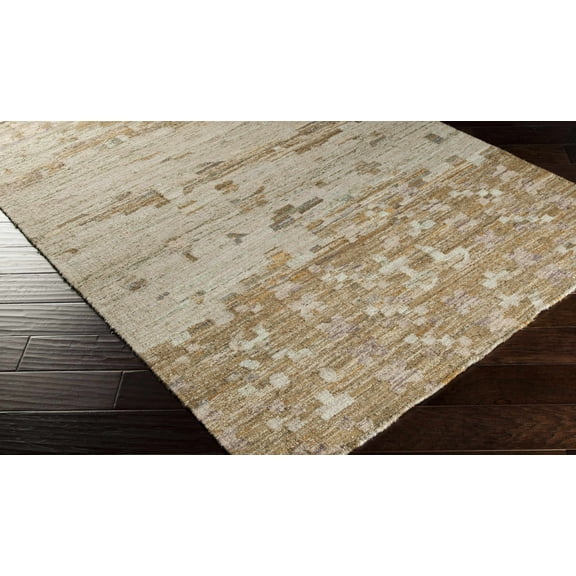 Hauteloom Slinger Living Room, Bedroom Area Rug - Contemporary - Medium Gray, Lavender, Olive - 2' x 3'