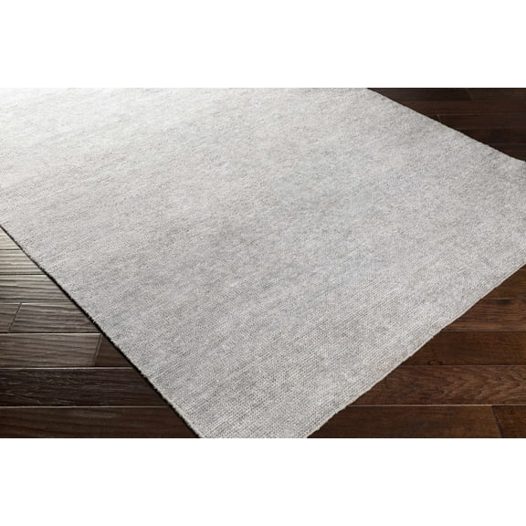Hauteloom Snover Living Room, Bedroom Area Rug - Contemporary - Light Slate - 2' x 3'