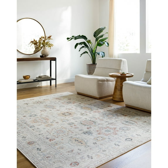 Livabliss x Our PNW Home Spokane Updated Traditional Runner Area Rug,2'7" x 12', Off-White