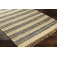 thumbnail image 1 of Hauteloom Stapleford Jute Living Room, Bedroom Area Rug - Traditional, Transitional - Navy, Cream, Tan - 8' x 10', 1 of 10