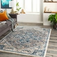 thumbnail image 1 of Hauteloom Taligaman Living Room, Bedroom Area Rug - Traditional - High Pile - Blue, Cream, Navy - 5'3" x 7'3", 1 of 6