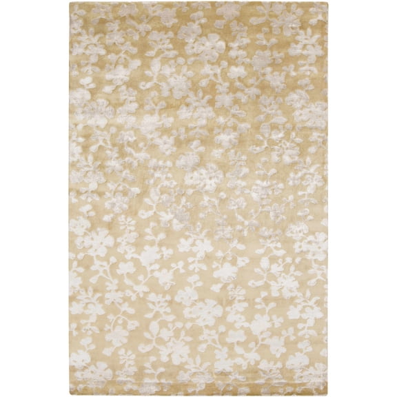 Hauteloom Talkeetna Living Room, Bedroom Area Rug - Country & Floral - Dark Red, Peach - 2' x 3'