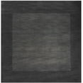 thumbnail image 1 of Hauteloom Talmage Wool Living Room, Bedroom Area Rug - Solid & Border - Gray, Black - 6', 1 of 16
