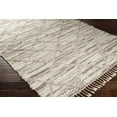 thumbnail image 1 of Hauteloom Tankerton Wool Living Room, Bedroom Area Rug - Bohemian, Transitional - High Pile - Dark Brown, Peach, Medium Gray - 2' x 3', 1 of 8