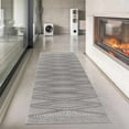 thumbnail image 1 of Hauteloom Tigris Collection Nikea Geometric Southwestern Farmhouse Hallway, Entryway, Kitchen Runner Rug - Vintage Distressed - Boho Aztec Tribal Pattern - Gray, Beige - 2'7" x 7'3", 1 of 8