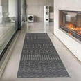 thumbnail image 1 of Hauteloom Tigris Hallway, Kitchen Runner Rug - Contemporary, Farmhouse, Transitional - Black, Ivory - 2'7" x 12', 1 of 10