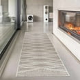 thumbnail image 1 of Hauteloom Tigris Nikea Geometric Southwestern Farmhouse Entryway, Kitchen Runner Rug - Long Carpet - Vintage Distressed - Boho Aztec Tribal Pattern - Ivory, Beige, Gray - 2'7" x 12', 1 of 9