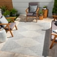 thumbnail image 1 of Hauteloom Tililan Living Room, Bedroom Patio Outdoor Area Rug - Global - Blue, Gray - 4'3" x 5'11", 1 of 7