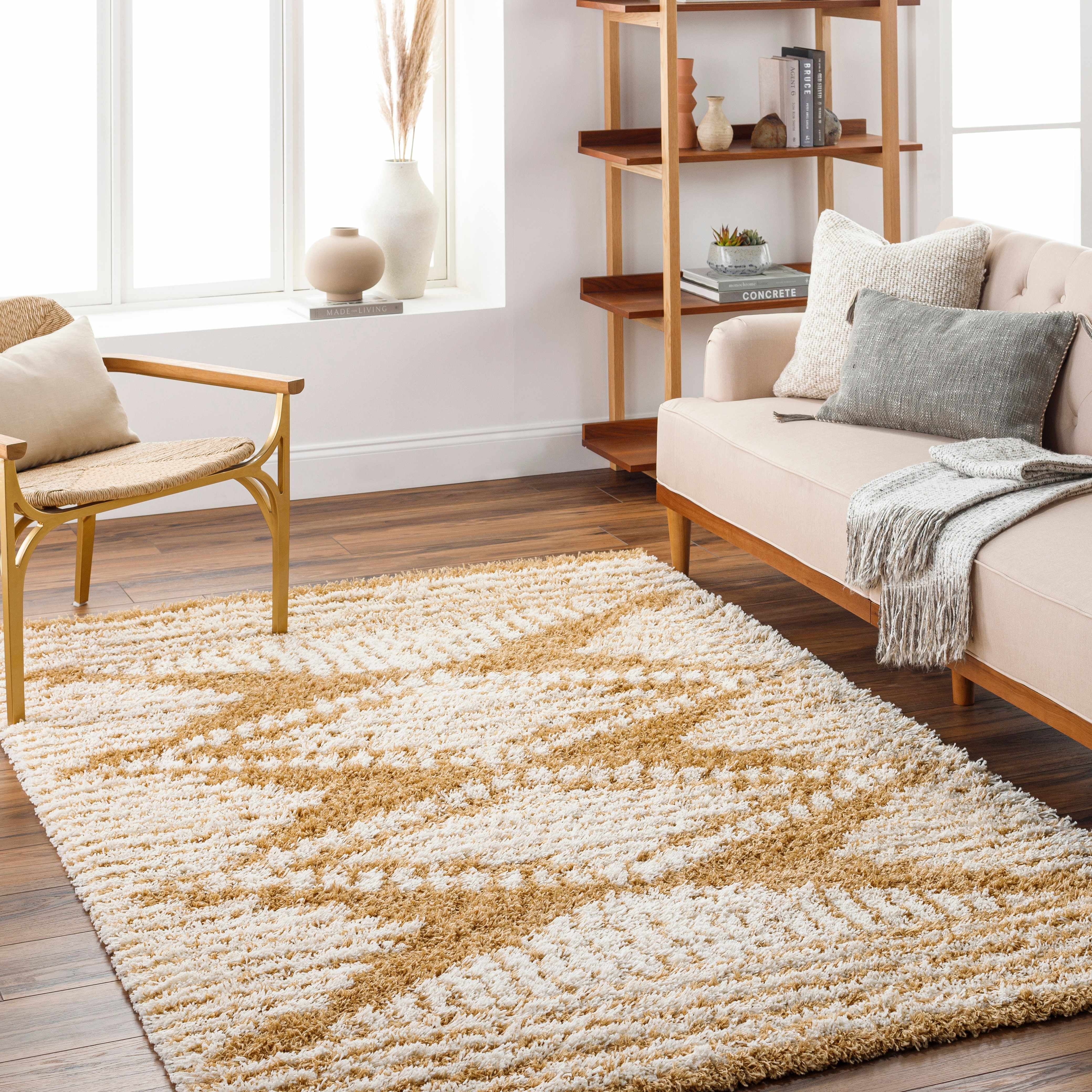 Hauteloom Tiya Plush Woven Shag Rug 6'7