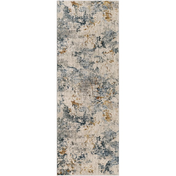 Hauteloom Tracyton Hallway, Kitchen Runner Rug - Beige, Green, Red - 2'7" x 10'