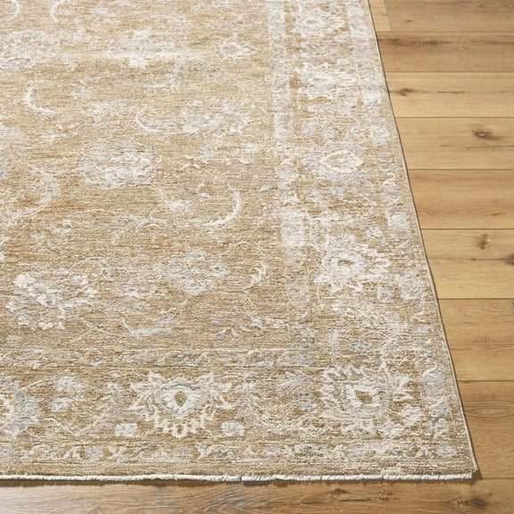 Hauteloom Tylie Living Room, Bedroom Area Rug - Traditional - Cream, Tan, Olive - 2'7" x 3'11"