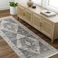 thumbnail image 1 of Hauteloom Unna Hallway, Kitchen Runner Rug - Green, Gray, Orange - 2'10" x 11'11", 1 of 10