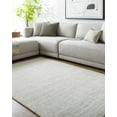 thumbnail image 1 of Hauteloom Urian Wool Living Room, Bedroom Area Rug - Contemporary - Light Silver, Silver Gray - 5' x 8', 1 of 7