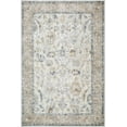 thumbnail image 1 of Hauteloom Uriel Living Room, Bedroom Area Rug - Traditional - High Pile - Light Silver, Ash, Metallic Silver - 7'10" x 10', 1 of 6