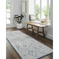 thumbnail image 1 of Hauteloom Valin Hallway, Kitchen Runner Rug - Traditional - Medium Gray, Cream, Charcoal - 2'7" x 7'3", 1 of 8