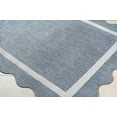 thumbnail image 1 of Hauteloom Varro Living Room, Bedroom Patio Outdoor Area Rug - Traditional - Blue, Cream - 6'7" x 9', 1 of 6