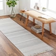 thumbnail image 1 of Hauteloom Villasis Recycled Material Hallway, Kitchen Runner Rug - Contemporary - Peach, Off White, Gray - 2'6" x 8', 1 of 8