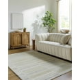 thumbnail image 1 of Hauteloom Vivek Wool Living Room, Bedroom Area Rug - Contemporary - Light Silver, Ash - 18" Sample, 1 of 6