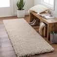 thumbnail image 1 of Hauteloom Wakeeney Hallway, Kitchen Runner Rug - Shag - Plush Pile - Beige - 2'6" x 8', 1 of 12