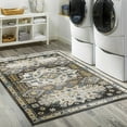 thumbnail image 1 of Hauteloom Wanaka Living Room, Bedroom Machine Washable Area Rug - Traditional - Black, Gray, Blue - 6'7" x 9', 1 of 9