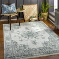 thumbnail image 1 of Hauteloom Wandina Living Room, Bedroom Area Rug - Traditional - DarkBlue, Teal, PaleBlue - 18" x 18" Sample, 1 of 14
