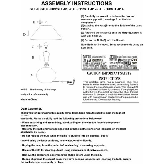 Hauteloom Wapenveld Table Lamp